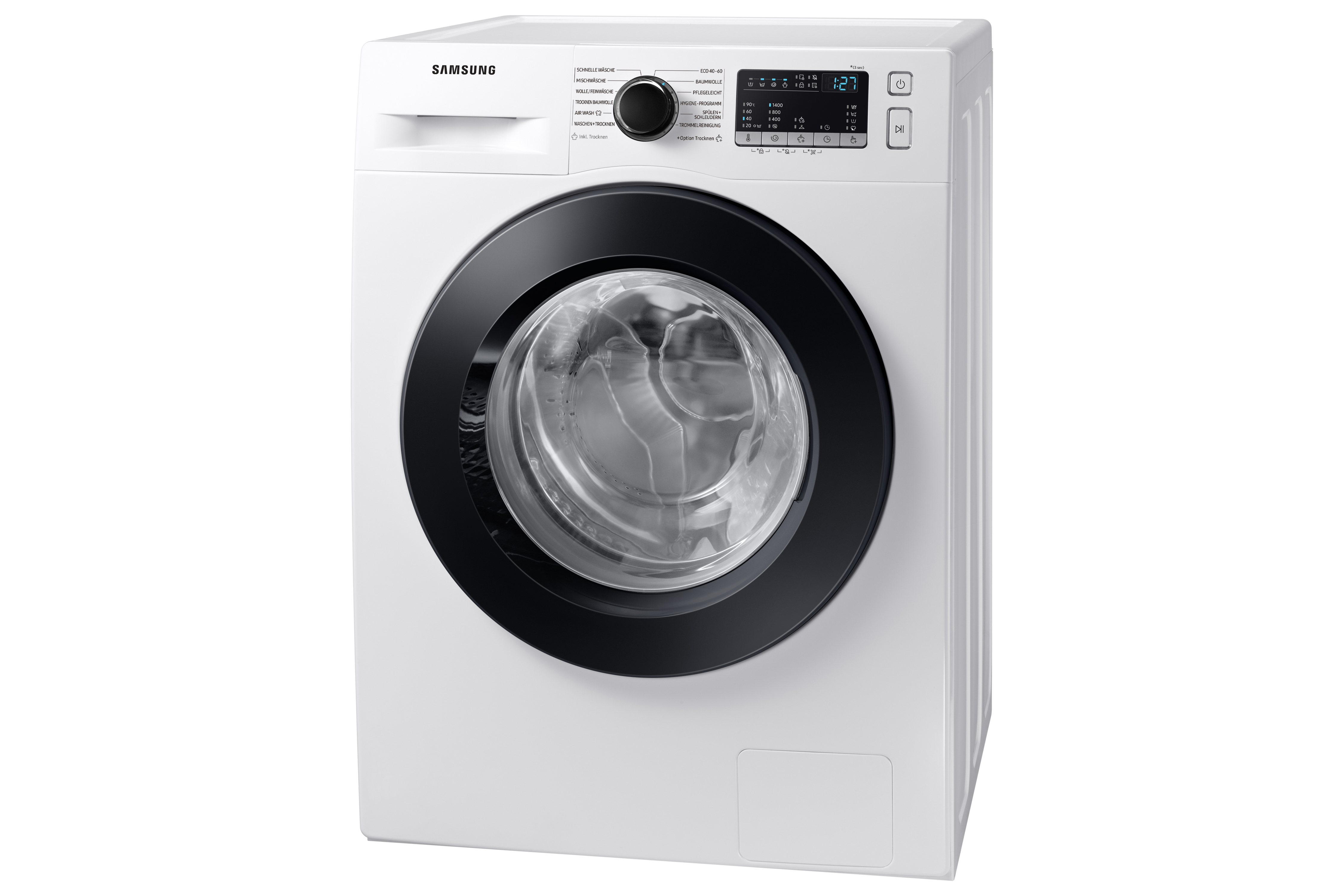 SAMSUNG WD80T4049CE/EG Waschtrockner (8 kg / 5 kg, 1400 U/Min., Standgerät, Weiß)