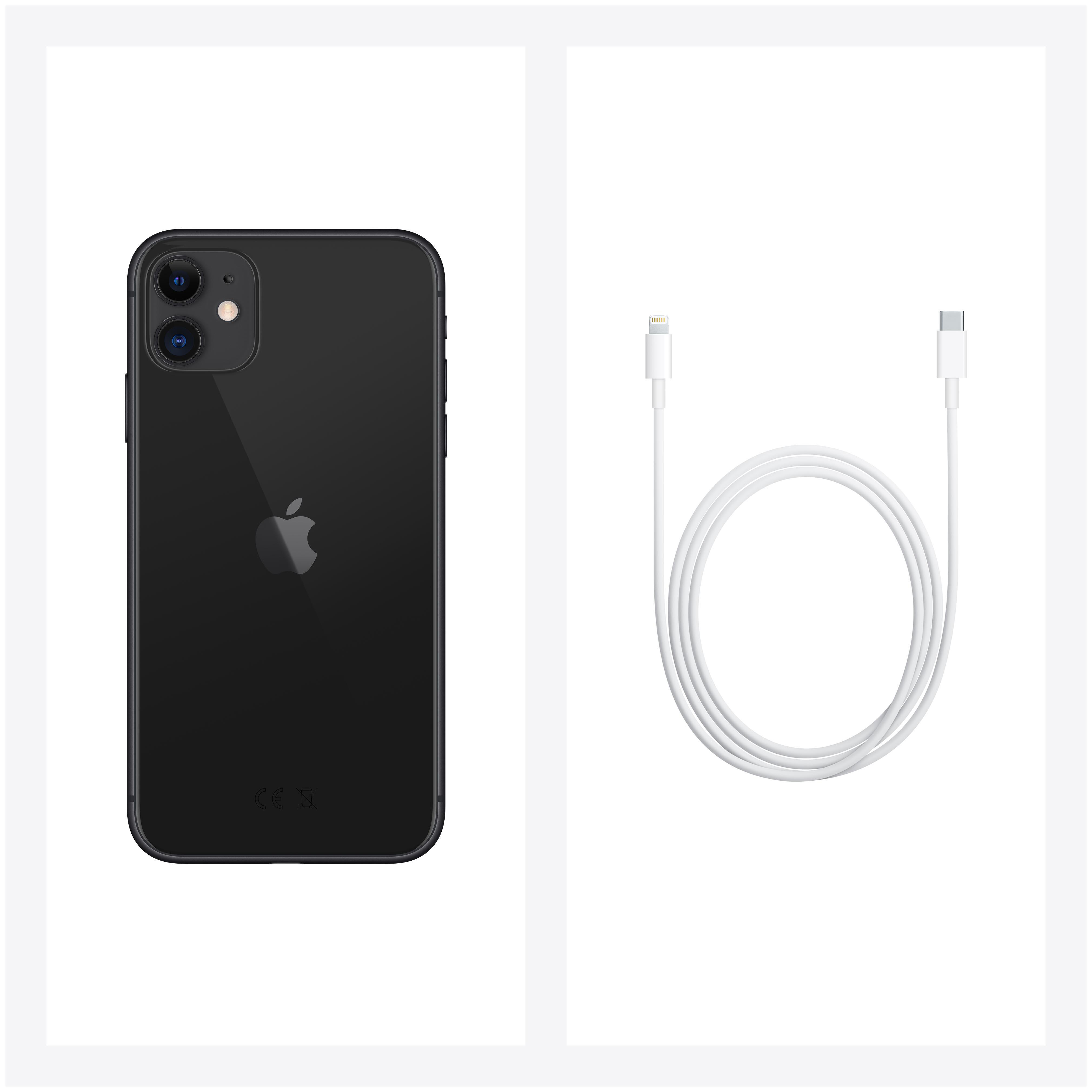 APPLE iPhone 11 256 GB Schwarz Dual SIM