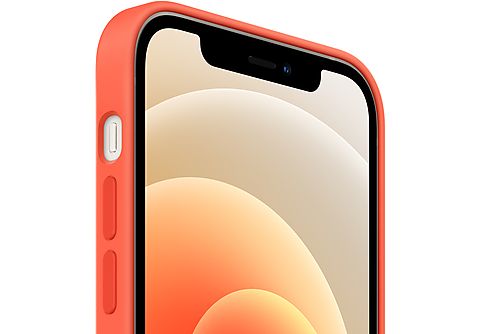 Funda - Apple funda silicona con MagSafe para el iPhone 12 mini, Naranja eléctrico