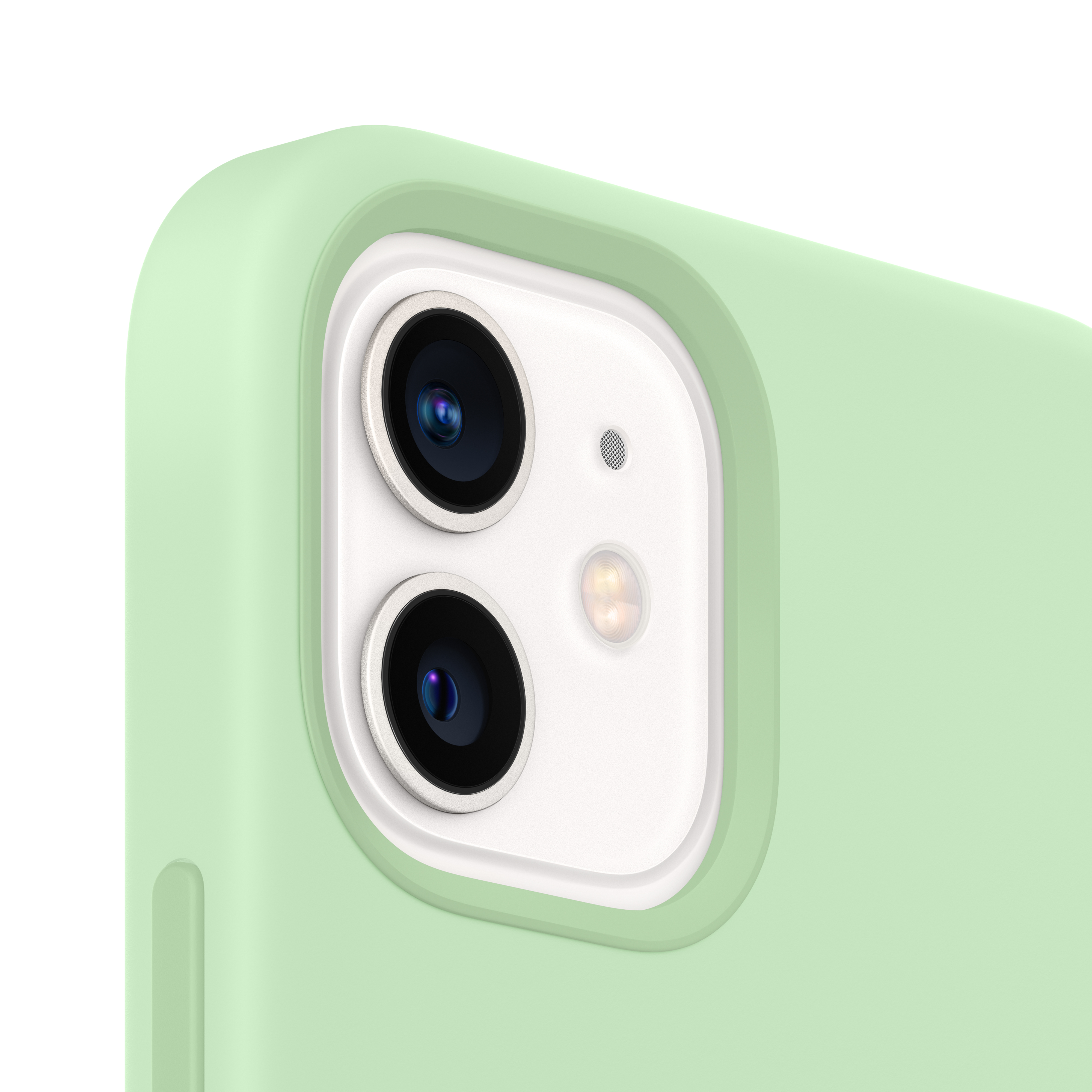 Apple funda silicona con MagSafe para el iPhone 12 mini, Pistacho