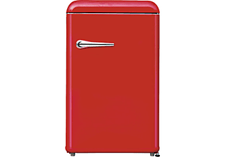 PKM WKS125RT FR Kühlschrank mit Gefrierfach, Rot