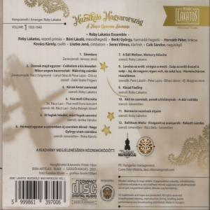 CD hátlapja magyar szöveggel, logóval és vonalkóddal.