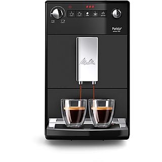 MELITTA F230-104 Kaffeevollautomat (Frosted-Black, Stahl Kegelmahlwerk, 15 bar)