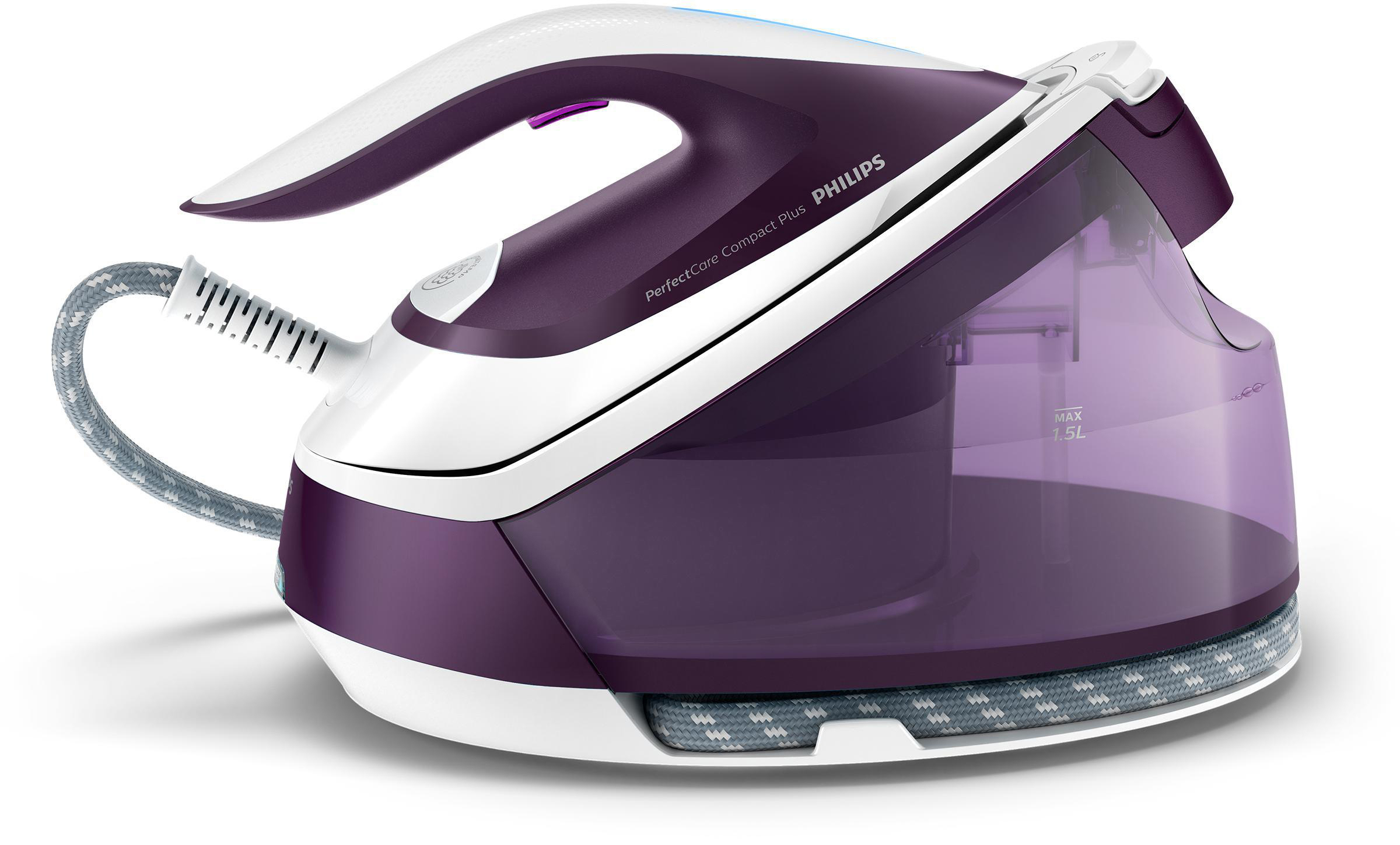 PHILIPS GC7930/30 PerfectCare Compact Plus Dampfbügelstation 2400 Watt, 6,5 bar