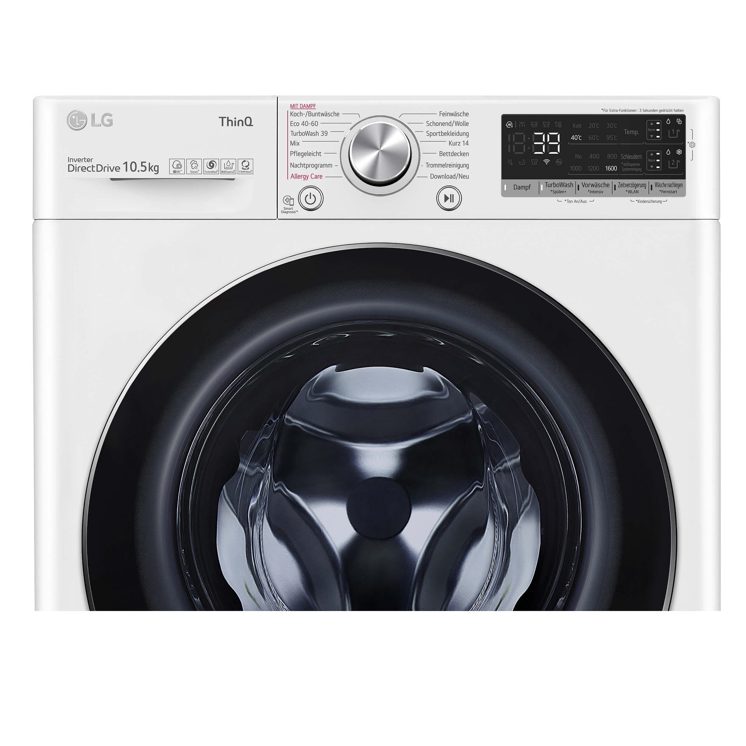 LG F6WV710AT2 Waschmaschine (10,5 kg, 1560 U/Min., A)