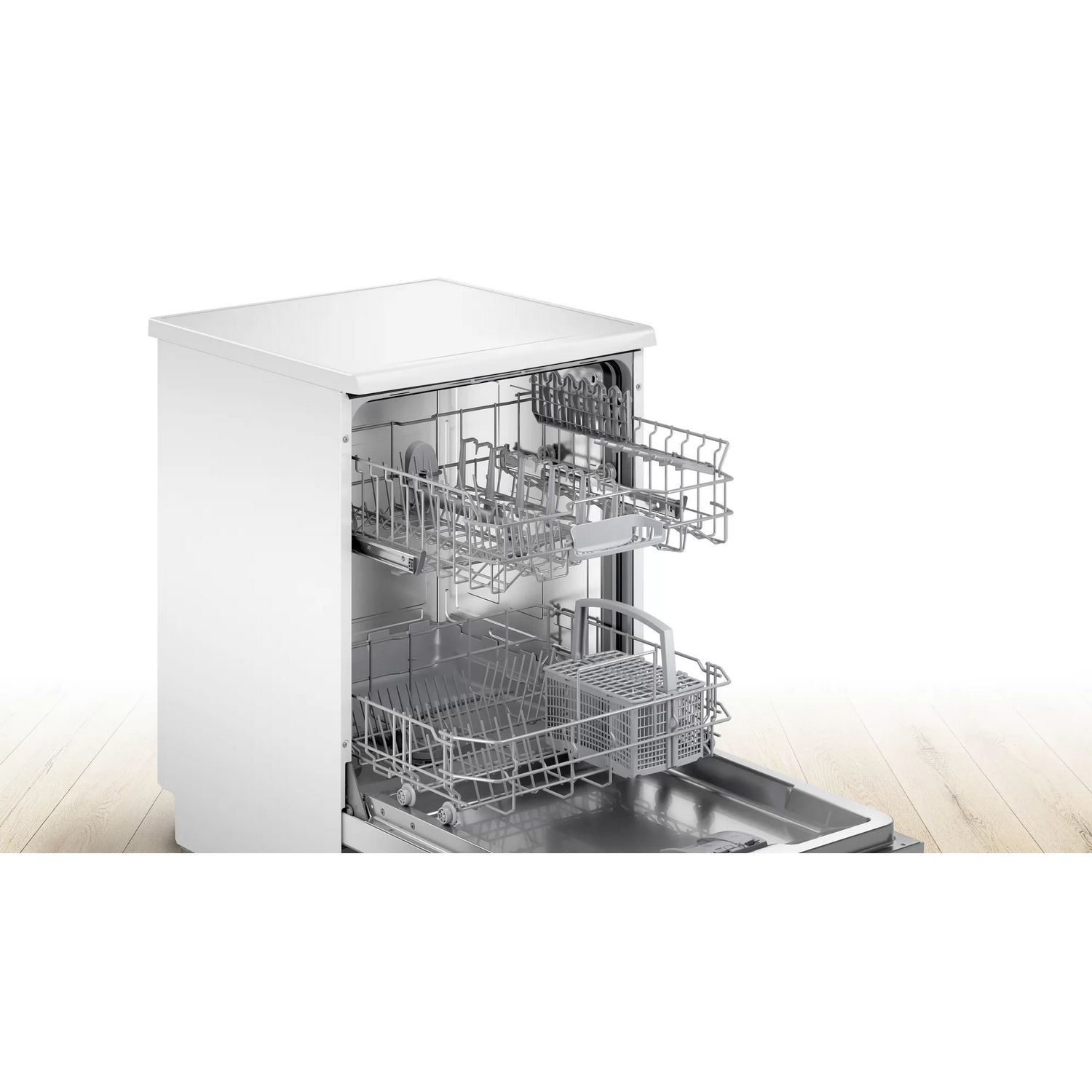 Lavavajillas - Bosch SGS2ITW04E, Libre instalación, 12 servicios, 4 programas, 60 cm, Blanco