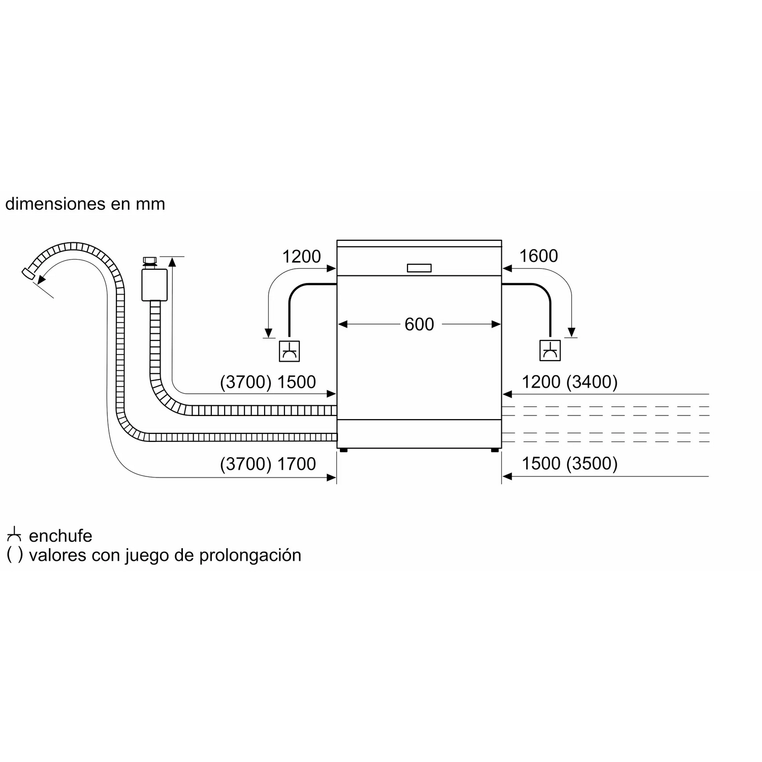 Lavavajillas - Bosch SGS2ITW04E, Libre instalación, 12 servicios, 4 programas, 60 cm, Blanco