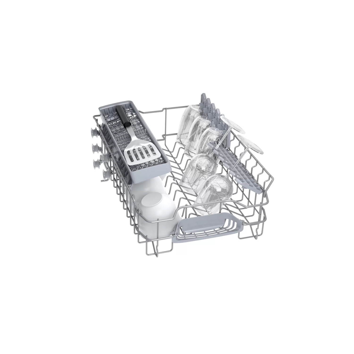 Lavavajillas - Bosch SRS2HKI59E, Libre instalación, 9 servicios, 5 programas, 45 cm, Inox