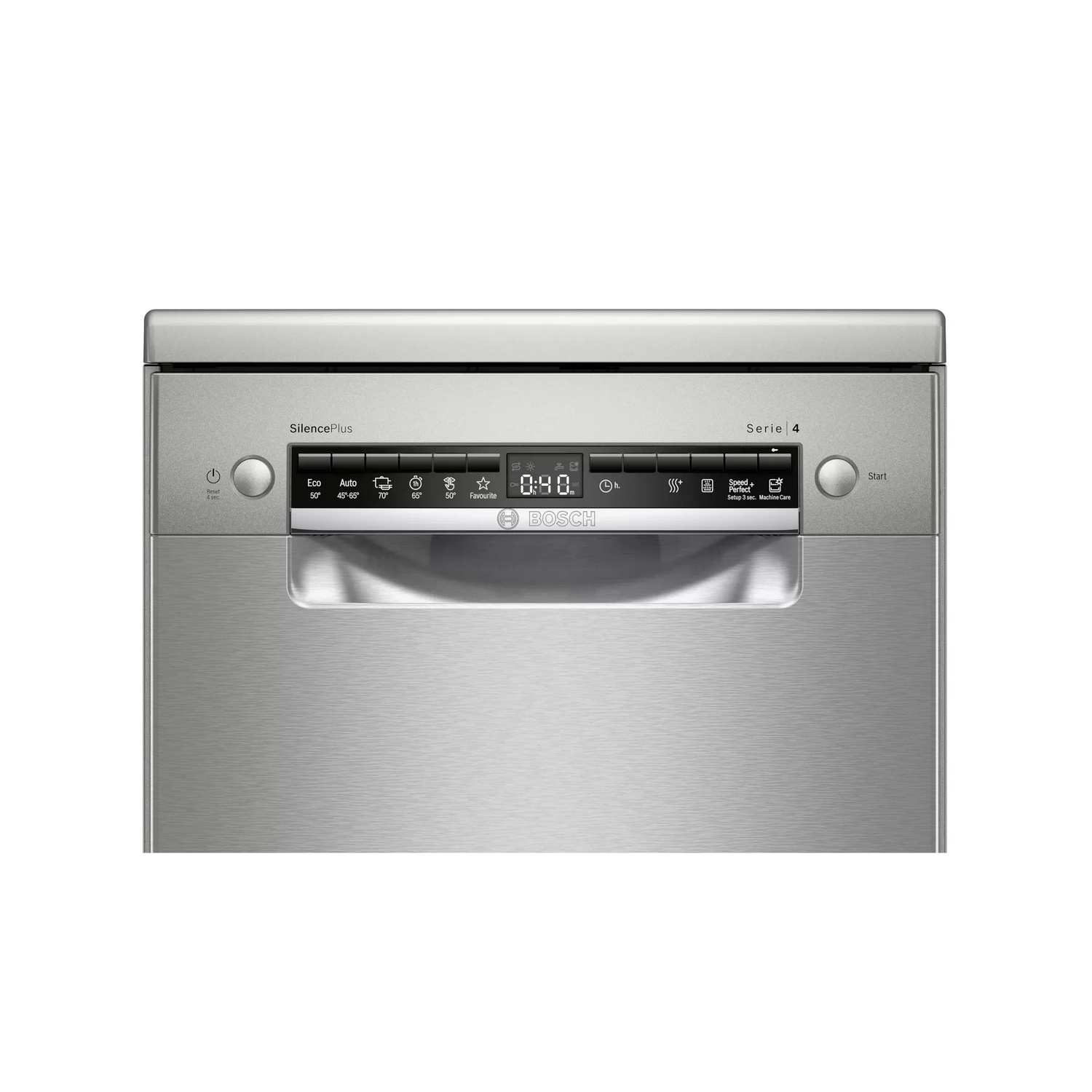 Lavavajillas - Bosch SRS4HMI61E, Libre instalación, 10 servicios, 6 programas, 45 cm, Inox
