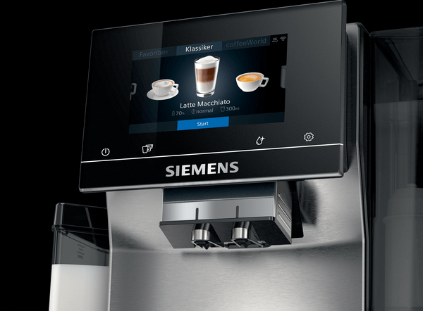 SIEMENS TQ707D03 EQ.700 integral Kaffeevollautomat Silber/Schwarz