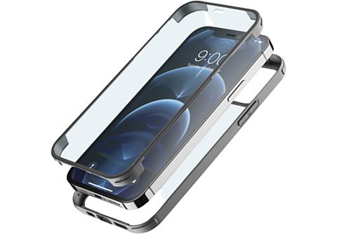 Funda - CellularLine Tetra Force Quantum, Para iPhone 12, iPhone 12 Pro, Cobertura total, Transparente