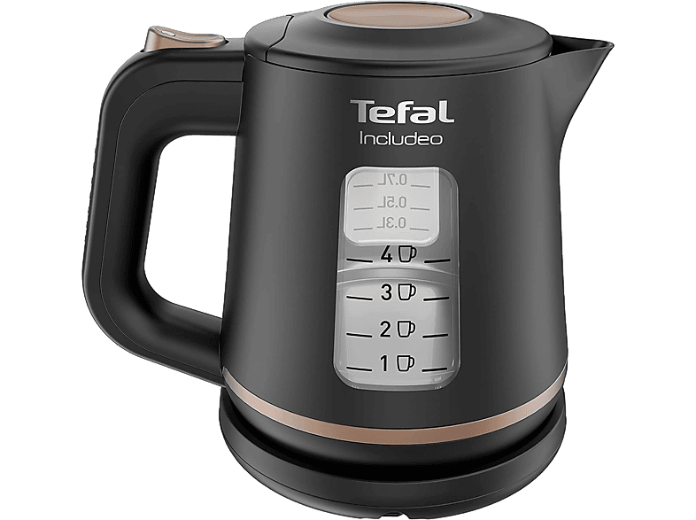 TEFAL KI533811 Includeo Ergonomikus vízforraló, fekete