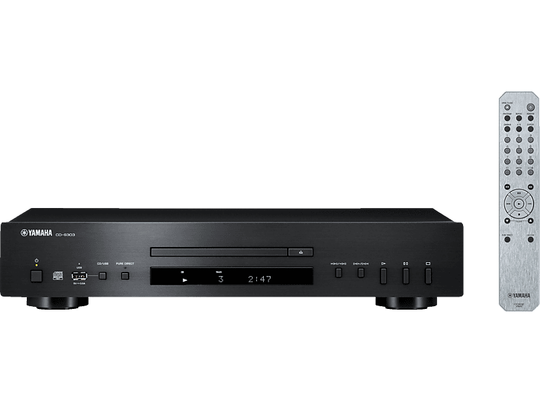 CD-S303 YAMAHA Schwarz CD-Player,