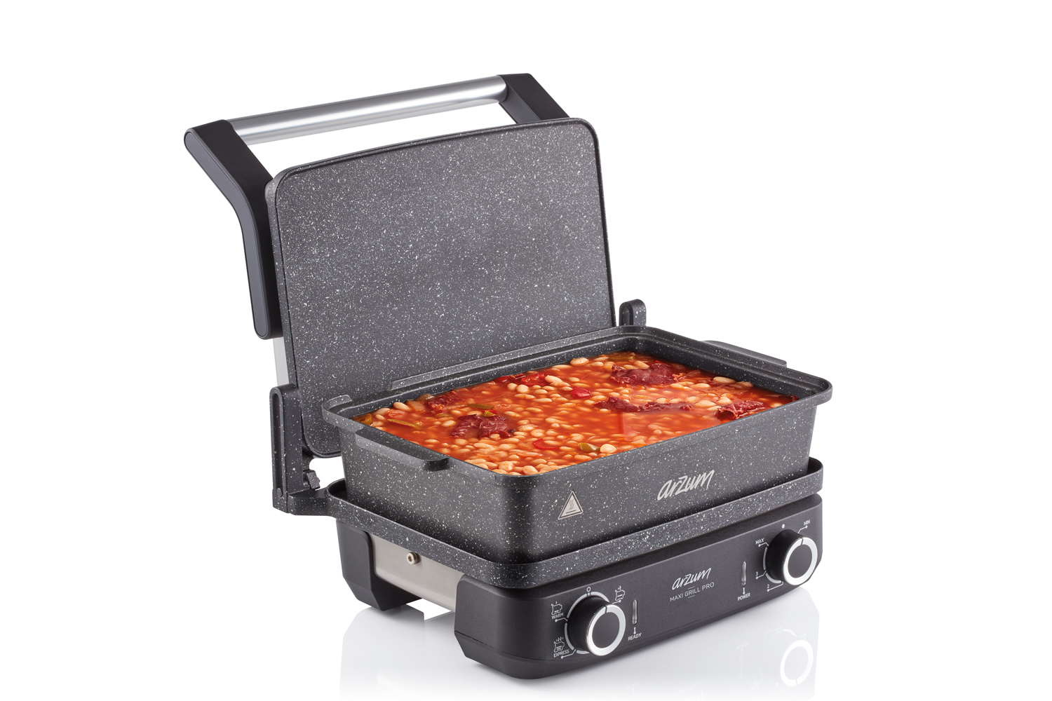 ARZUM AR2048-INX Maxi Grill Pro Multi Fonksiyonel Pişirici