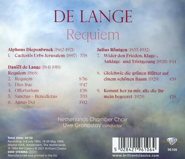 VARIOUS - De Lange:Requiem  - (CD)