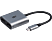 ISY IAD-1020 - Da USB-C a Dual HDMI (Argento)