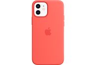 Funda - Apple funda silicona con MagSafe para el iPhone 12 y el iPhone 12 Pro, Pomelo rosa