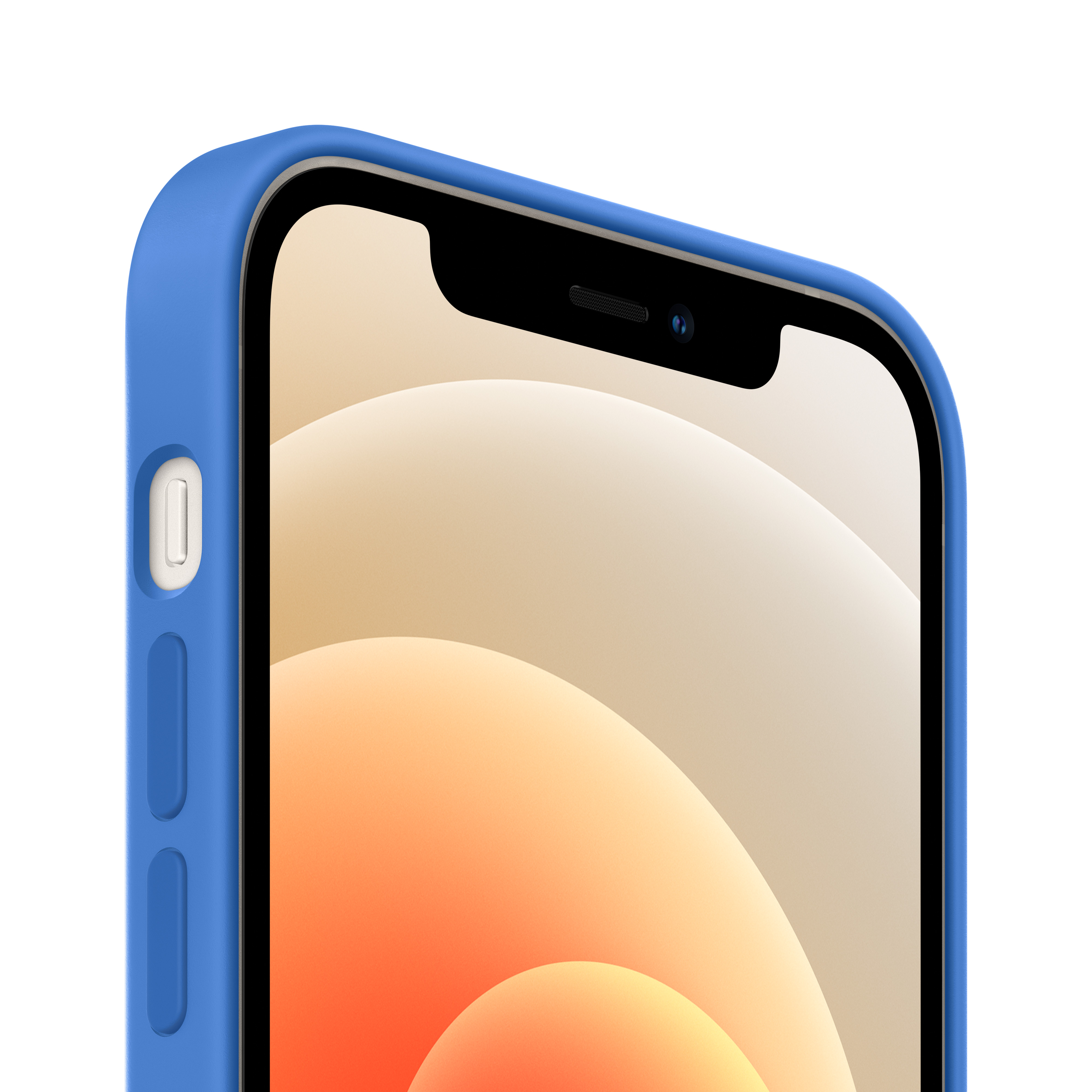 Apple funda silicona con MagSafe para el iPhone 12 y el iPhone 12 Pro, Azul Capri