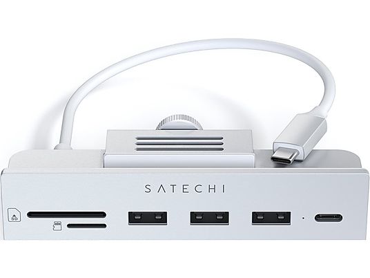 SATECHI ST-UCICHS - Hub USB-C e lettore di schede per 2021 iMac 24" (Argento)