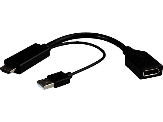 ROLINE 12.03.3147 - Adattatore HDMI-DisplayPort, 0.15 m, Nero
