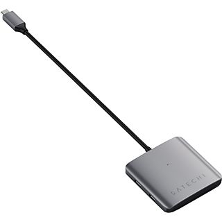 SATECHI ST-UC4PHM - USB‑C Hub (Grau)