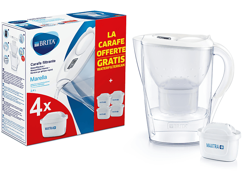 BRITA 4 MAXTRA+filters + fill&enjoy Marella Cool kopen? MediaMarkt