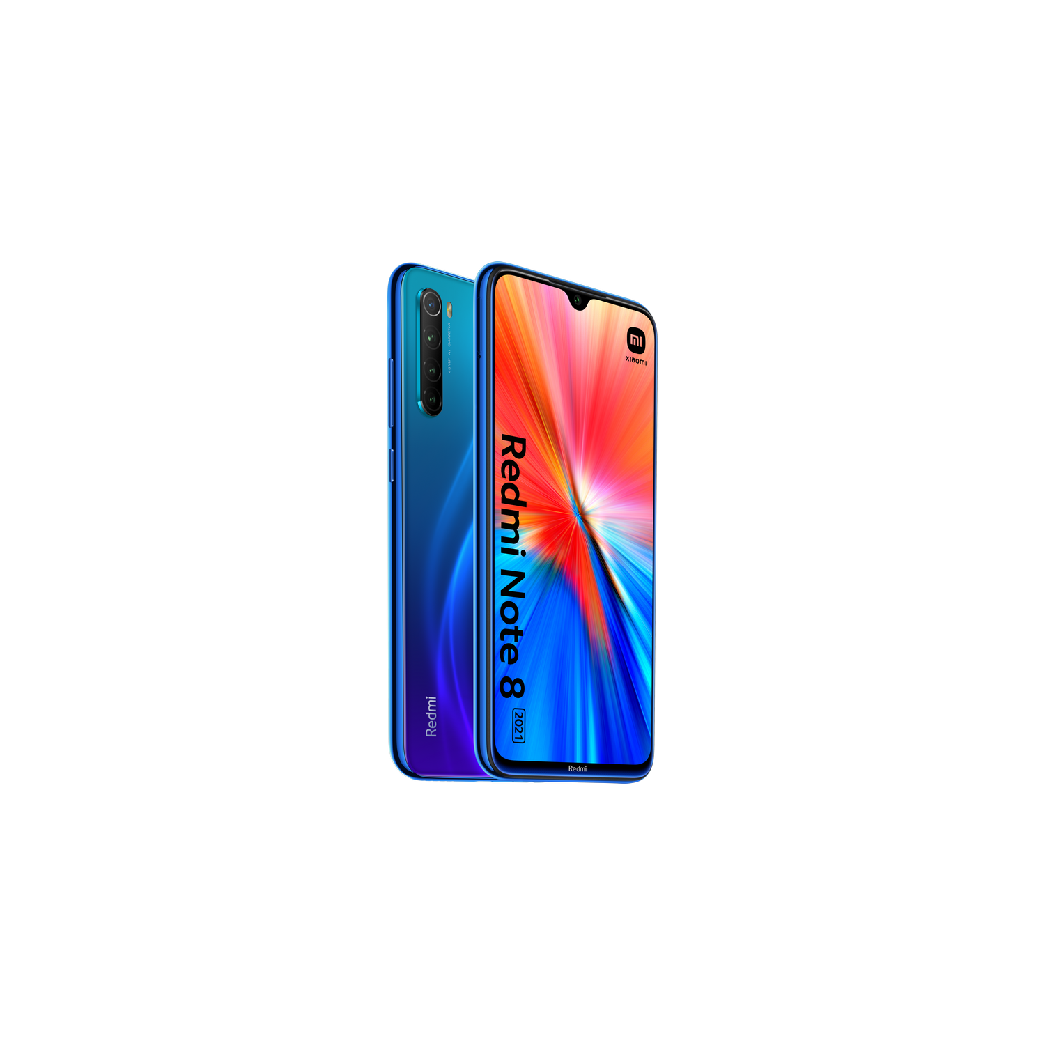 Xiaomi Redmi Note 8 (2021), Neptuno Azul, 128GB, 4GB RAM, 6.3" FHD+, Helio G85, 4000 mAh, Android 11