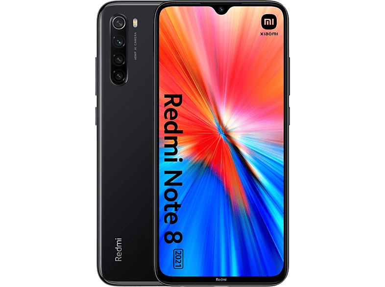 Móvil | Xiaomi Redmi Note 8 (2021), Negro Espacial, 128GB, 4GB RAM, 6.3 ...