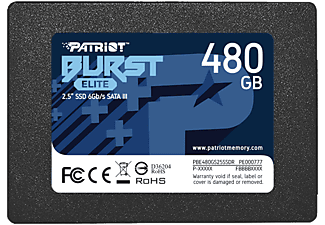 PATRIOT Burst Elite 2,5" SSD meghajtó 480GB, SATA3, 450/320 MB/s (PBE480GS25SSDR)