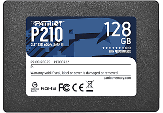 PATRIOT P210 2,5" SSD meghajtó 128GB, SATA3, 450/430 MB/s (P210S128G25)