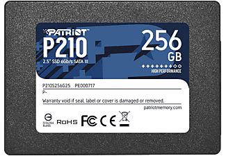 PATRIOT P210 2,5" SSD meghajtó 256GB, SATA3, 500/400 MB/s (P210S256G25)