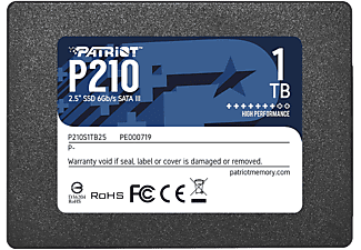 PATRIOT P210 2,5" SSD meghajtó 1TB, SATA3, 520/430 MB/s (P210S1TB25)