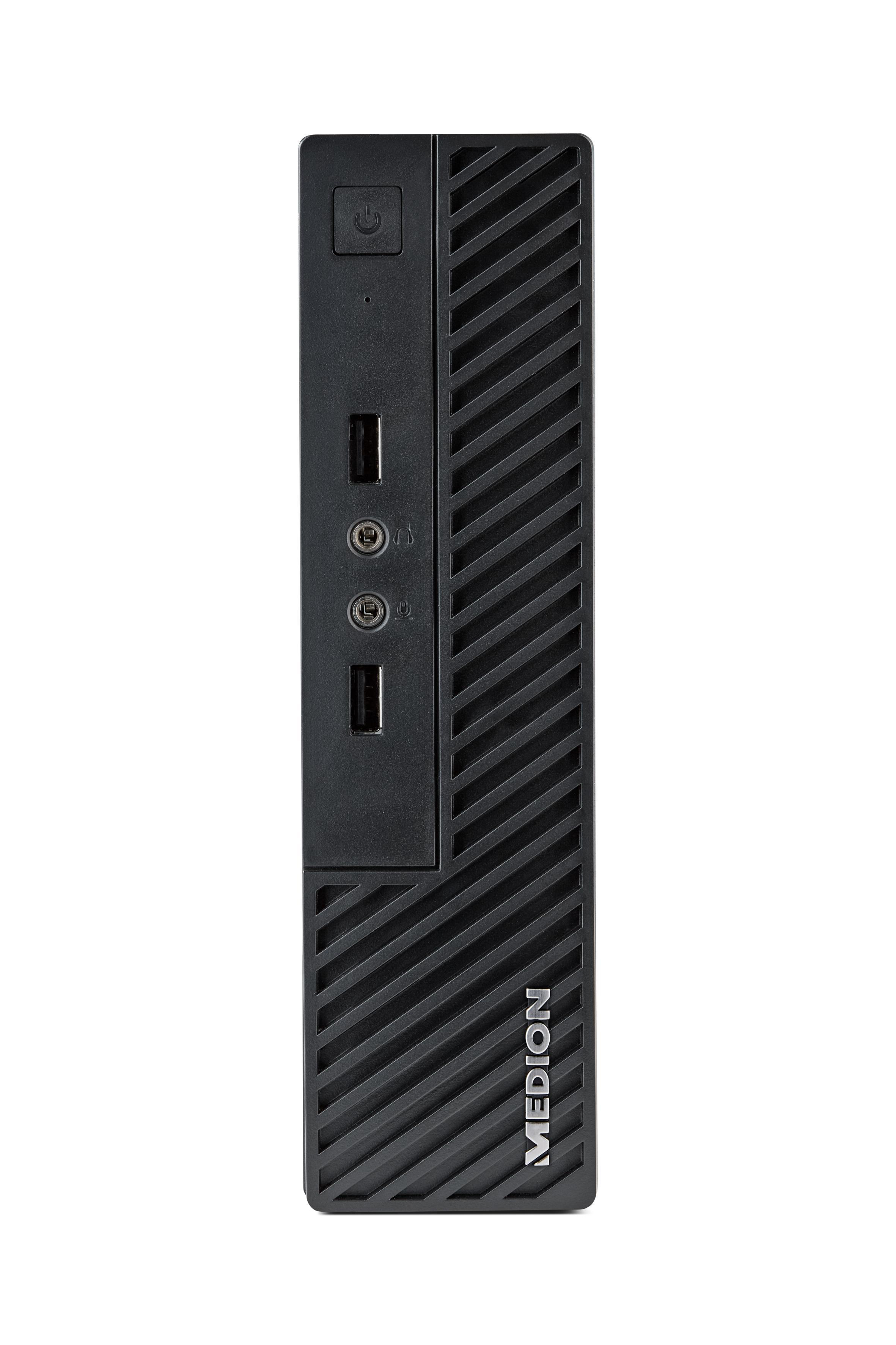 MEDION Slim Multimedia PC AKOYA® S23003 (MD35124) - Intel® Celeron® J4125 - 4 GB - 128 GB - Intel® UHD 600 - Windows 10 Home (64 Bit)