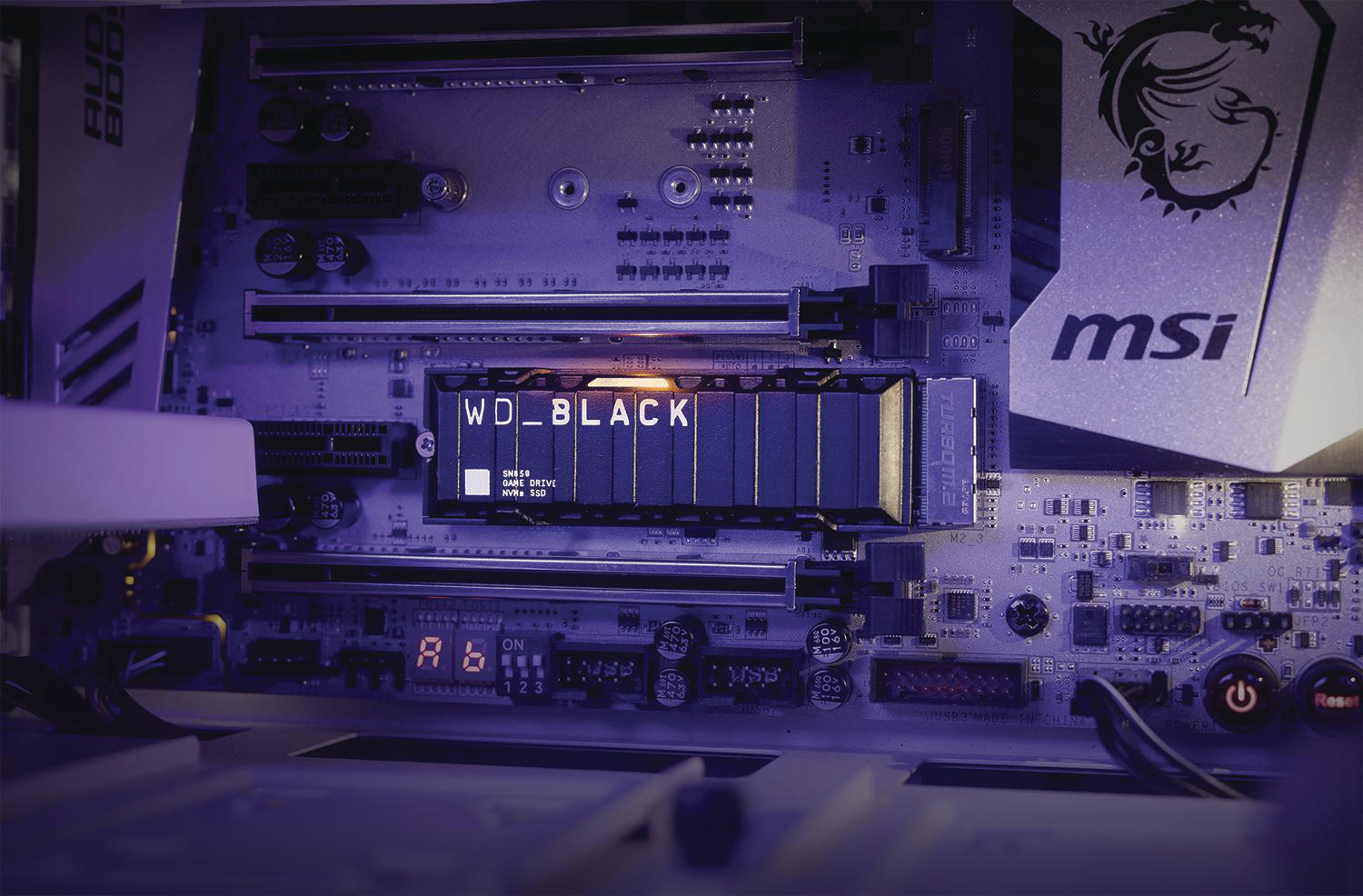 WD_BLACK SN850 mit Kühlkörper - Works with PlayStation™ 5*, Gaming SSD, 2 TB SSD PCI Express, intern