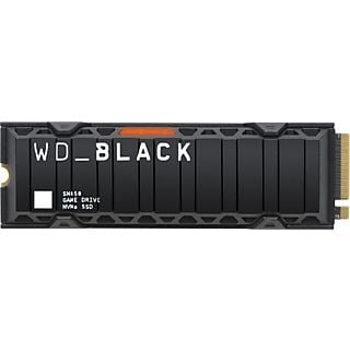 Disco duro SSD interno 500GB - WD_Black SN850 NVMe SSD con Disipador de Calor, Compatible PS5, PCIe Gen4, 7000 MB/s