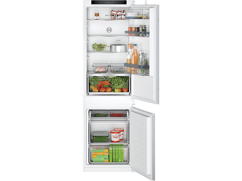Bosch KIV86VSE0 Kühl- Gefrierkombination (E, 267 l, 1772 mm hoch, vollintegrierbar, Weiß)