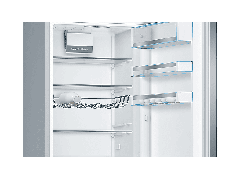 BOSCH Kühl-/Gefrierkombination Serie 6 "KGE398IBP" 201 cm hoch 60 cm breit Länger frisch dank VitaFresh XXL