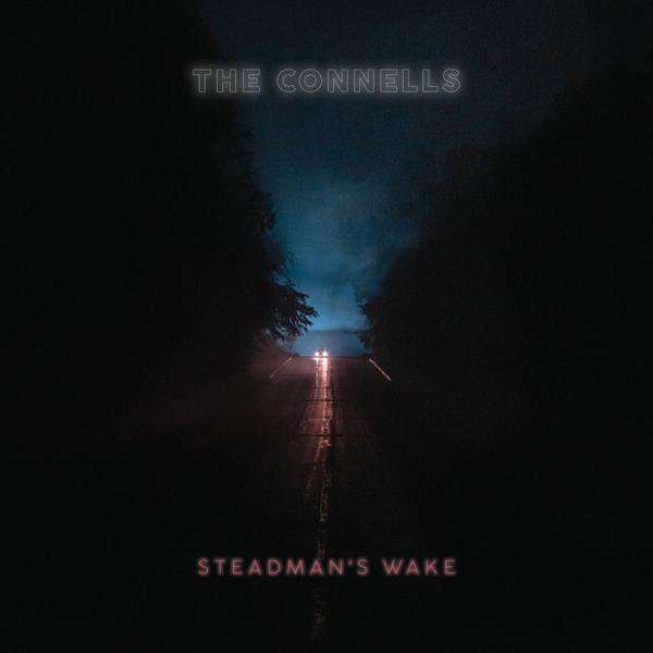 Albumcover. Dunkle Straße, Scheinwerfer und Text: The Connells, Steadman's Wake.