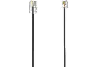 HAMA Modular-Stecker 8p4c - Modular-Stecker 6p4c, DSL-Anschlusskabel, 6 m
