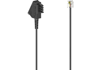 HAMA TAE-F-Stecker auf Modular-Stecker 6p4c, Telefonkabel, 3 m