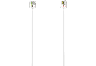 HAMA Stecker 6p4c - Stecker 6p4c, Modularkabel, 6 m
