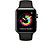 APPLE Watch Series 3 42 mm - Smartwatch (140-210 mm, Kunststoff, Armband: Schwarz / Gehäuse: Dunkelgrau)