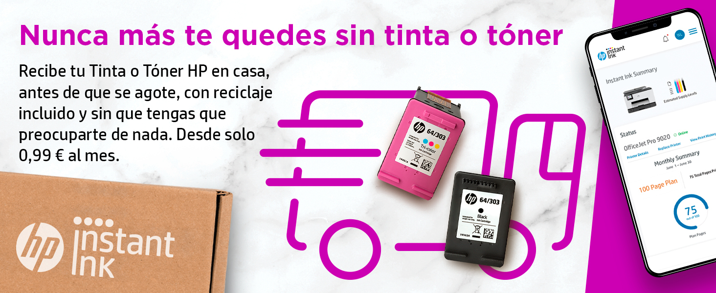 Impresora multifunción - HP OfficeJet 6950 - P4C85A, Color, Wi-Fi ™, 9 ppm, Negro 3 meses de impresión Instant Ink con HP+