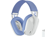 LOGITECH G435 LIGHTSPEED, Over-ear Gaming-Headset Bluetooth Weiß