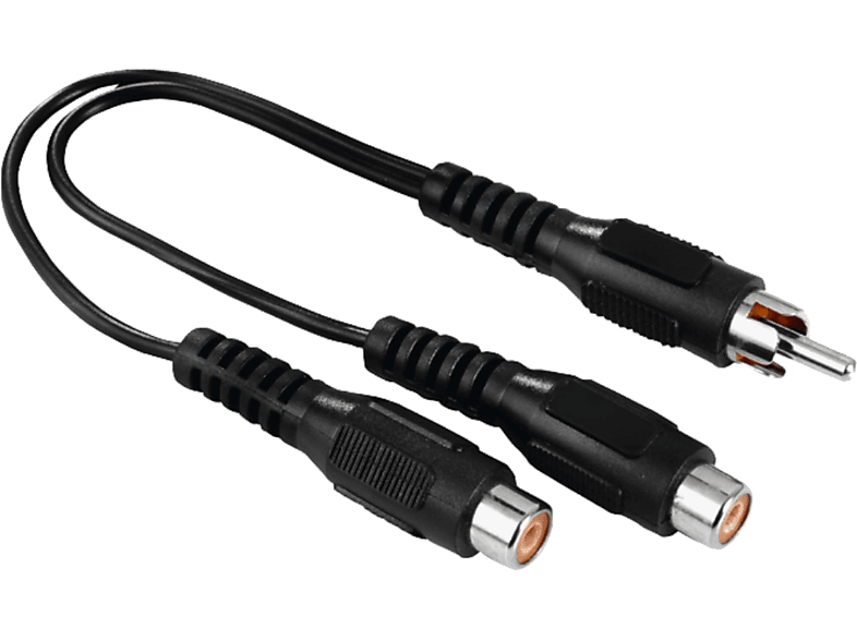 HAMA FIC RCA Y-adapter, 1xRCA dugó-2x aljzat (205183)