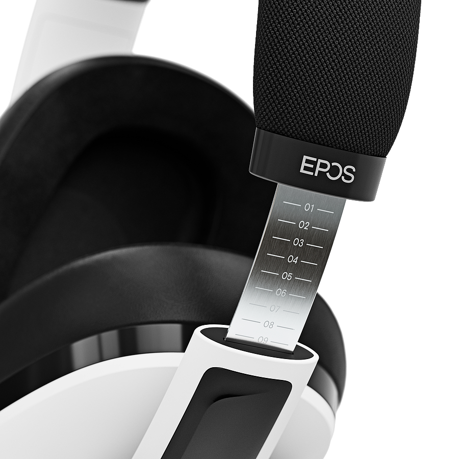 EPOS Bluetooth Weiß H3 Gaming Hybrid, Over-ear Headset