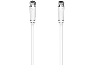 HAMA FIC antennakábel F-F csatlakozó, 90dB, fehér, 3 méter (205064)