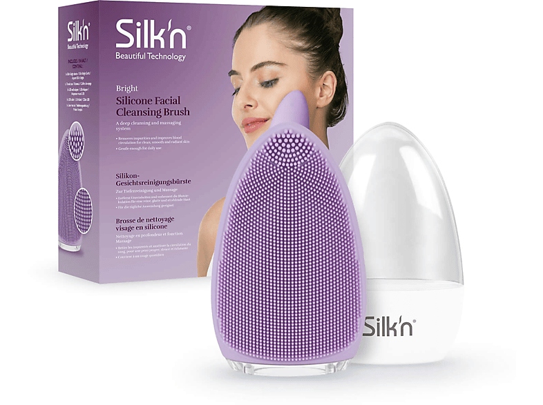 Silk'n Gesichtsreinigungsbürste Bright Purple; Gesichtsbürste