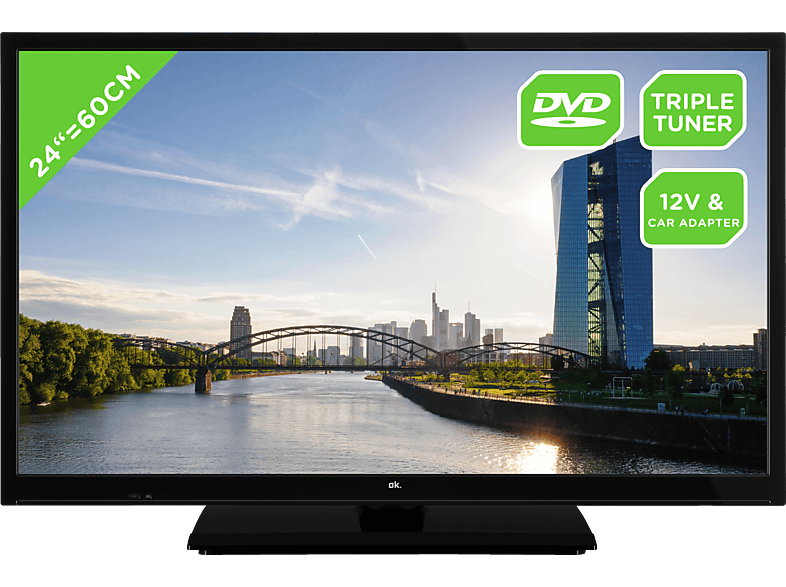 OK. OLE 24850 HV-TB DVD Zoll 24 HD-ready) LED (Flat, TV 24\
