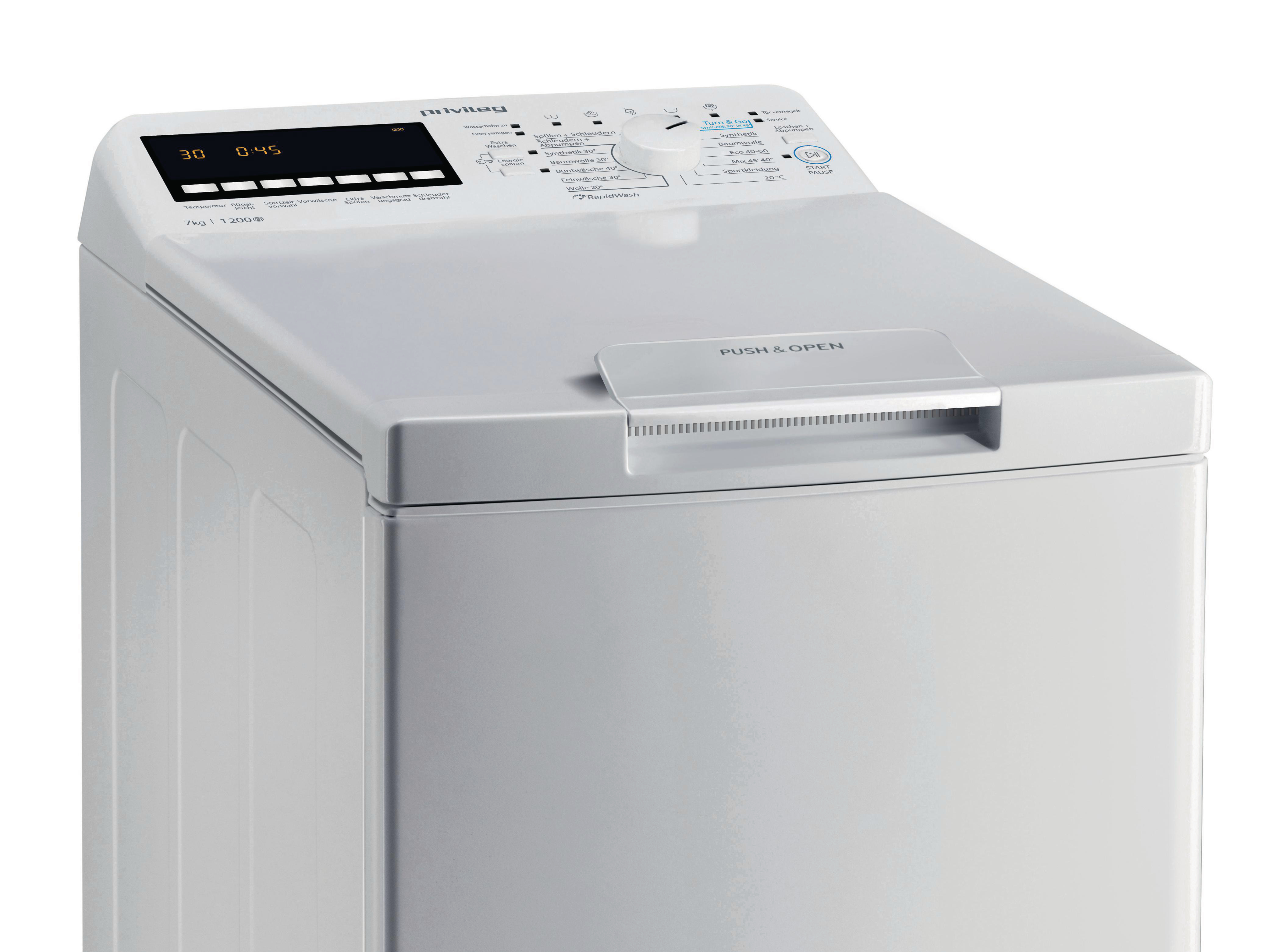 PRIVILEG PWT E71253P N (DE) Waschmaschine (7 kg, 1151 U/Min., E)